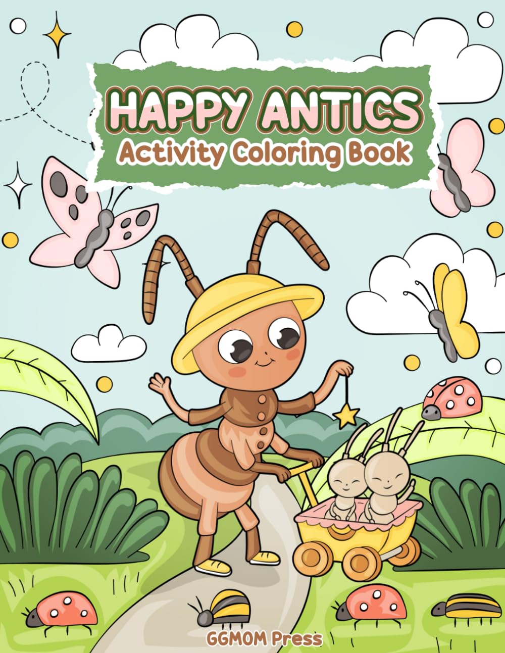 Happy Antics Activity Coloring Book