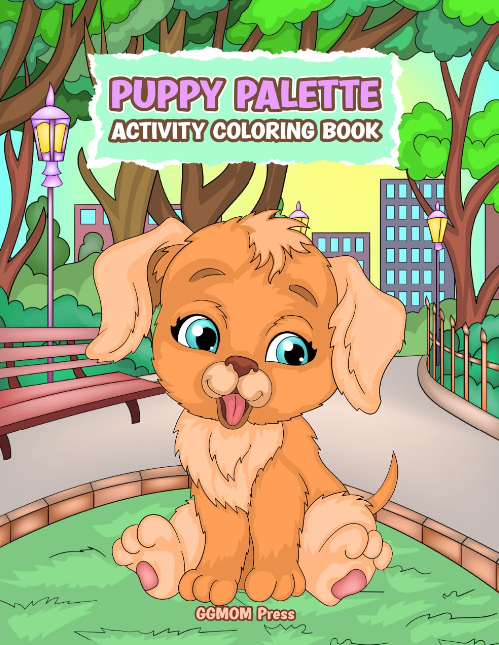 Puppy Palette Activity Coloring Book